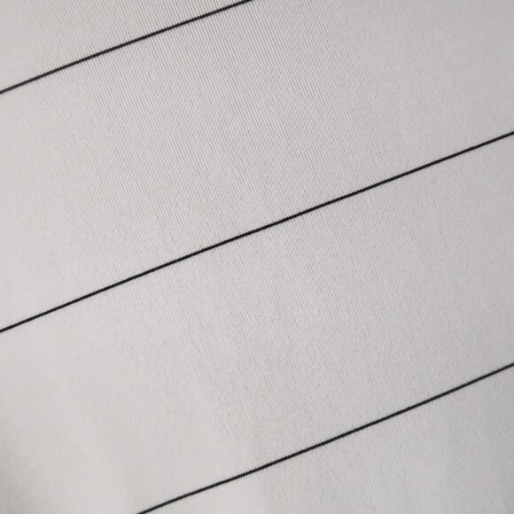 Under Armour Bright White Blue Pin-Striped Polo (XL) OMG! ⛳️ - Picture 6 of 9